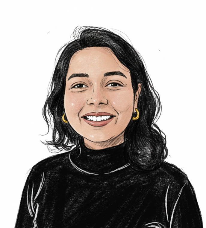 Illustrated portrait of Nolina Mishra
